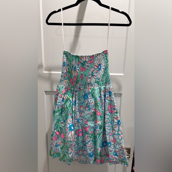 Lilly Pulitzer Floral Dress in Blue and Pink - Picture 2 of 3